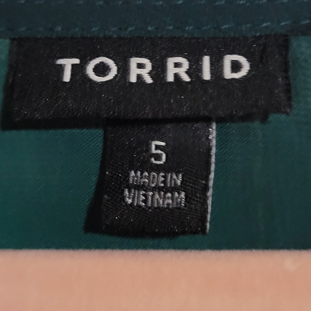 Torrid Plaid Ruffle Blouse - Picture 3 of 3